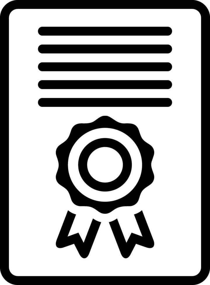 Line icon for agreement vector
