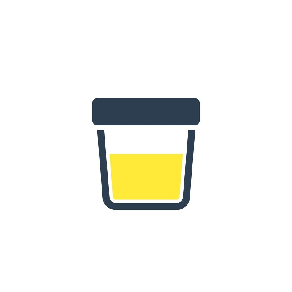 urine test icon, vector