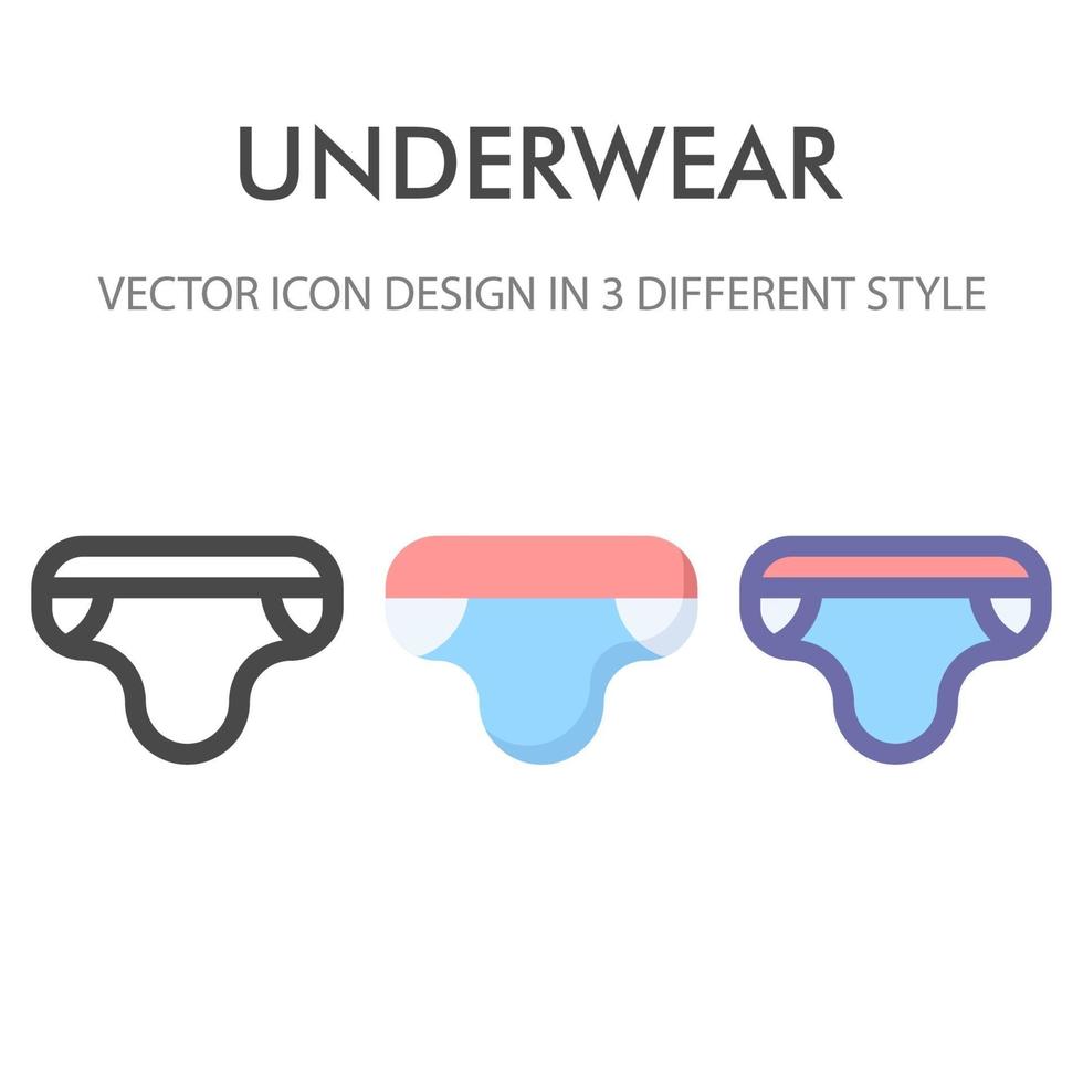 underwear icon pack isolated on white background. for your web site design, logo, app, UI. Vector graphics illustration and editable stroke. EPS 10.