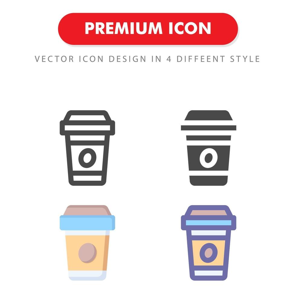 paquete de iconos de café aislado sobre fondo blanco. para el diseño de su sitio web, logotipo, aplicación, interfaz de usuario. Ilustración de gráficos vectoriales y trazo editable. eps 10. vector