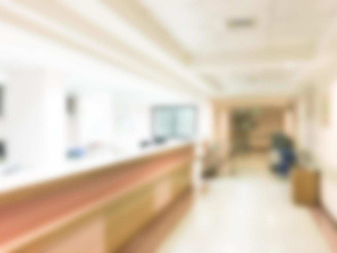 Defocused hospital interior photo