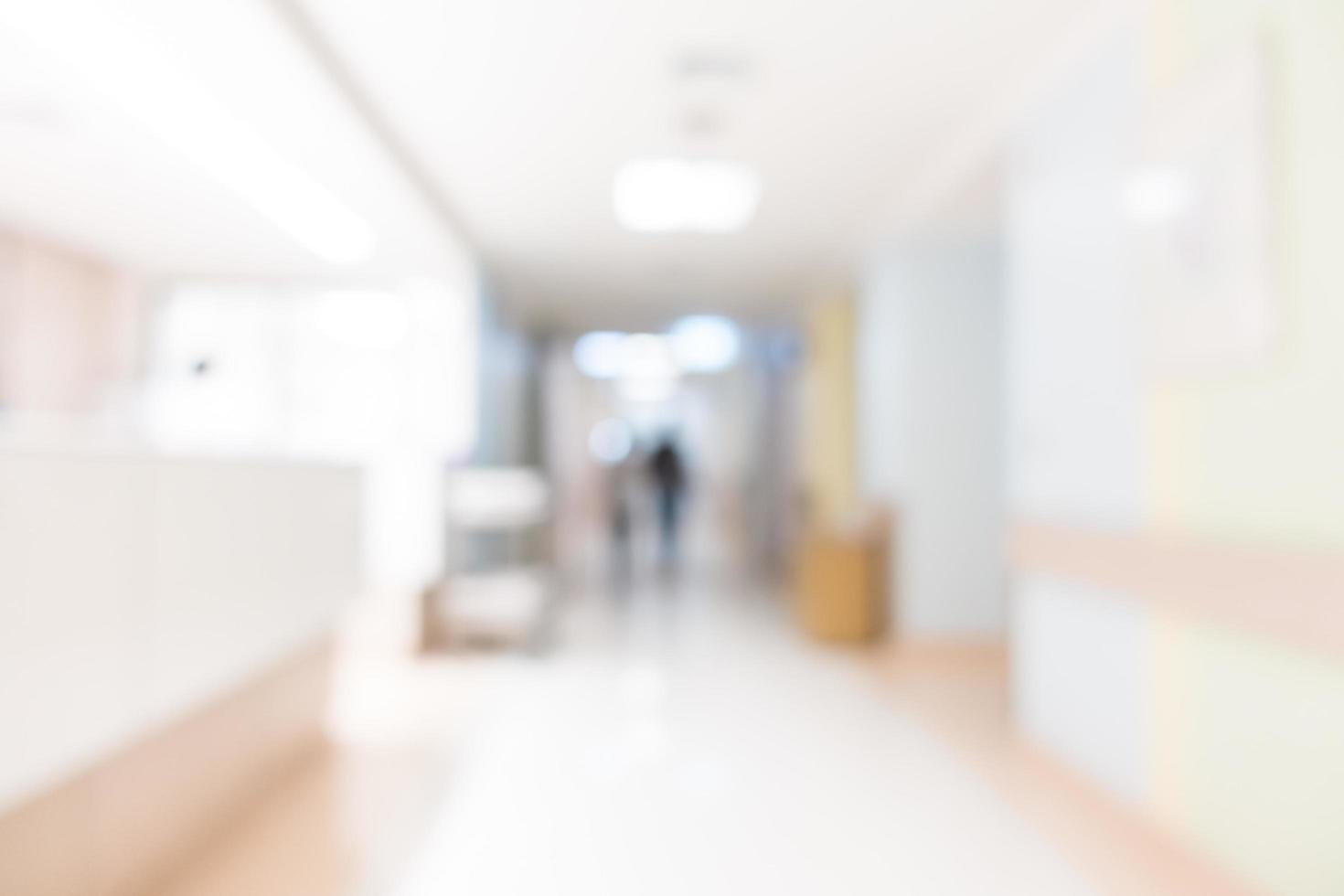 Defocused hospital interior photo