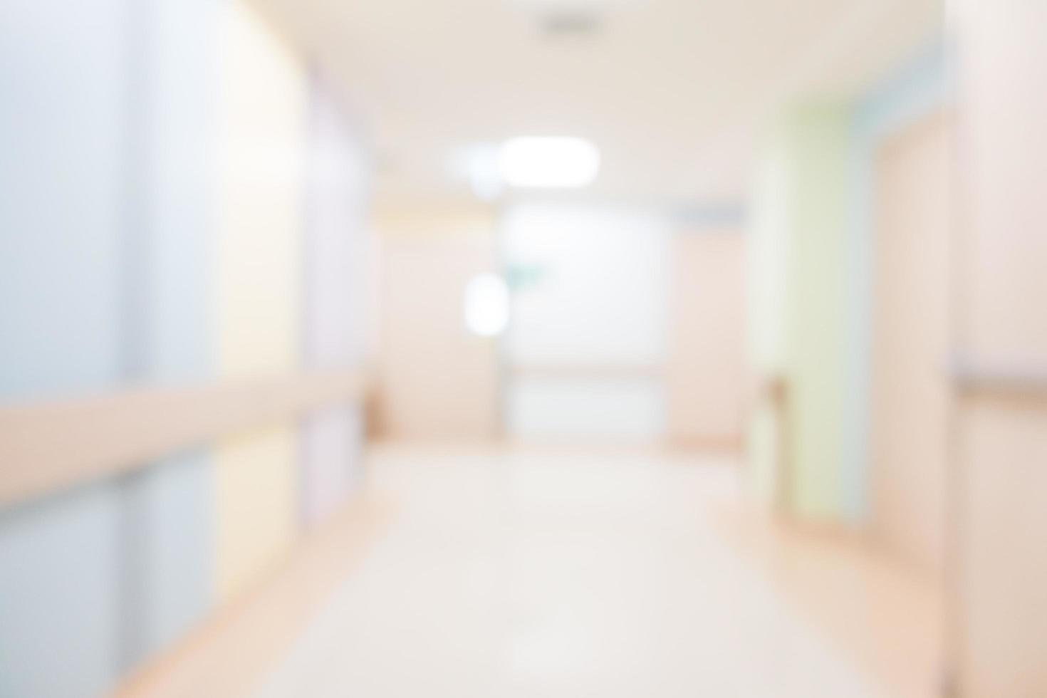 Defocused hospital interior photo