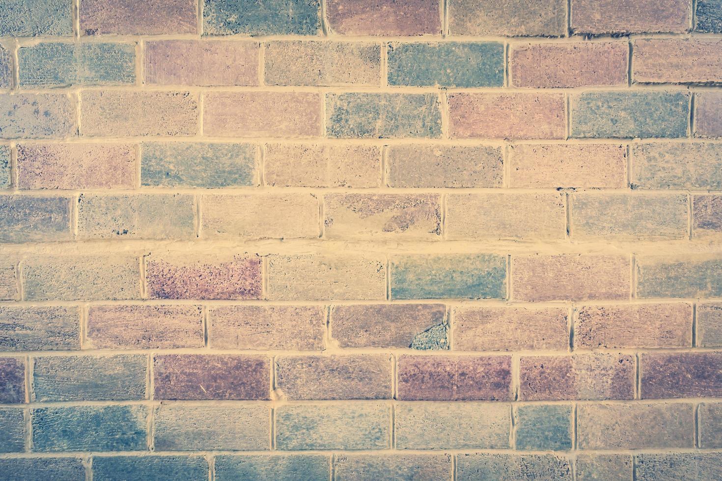 Old vintage brick wall background photo