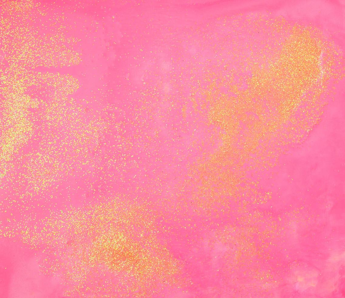 textura de pintura rosa y dorada foto