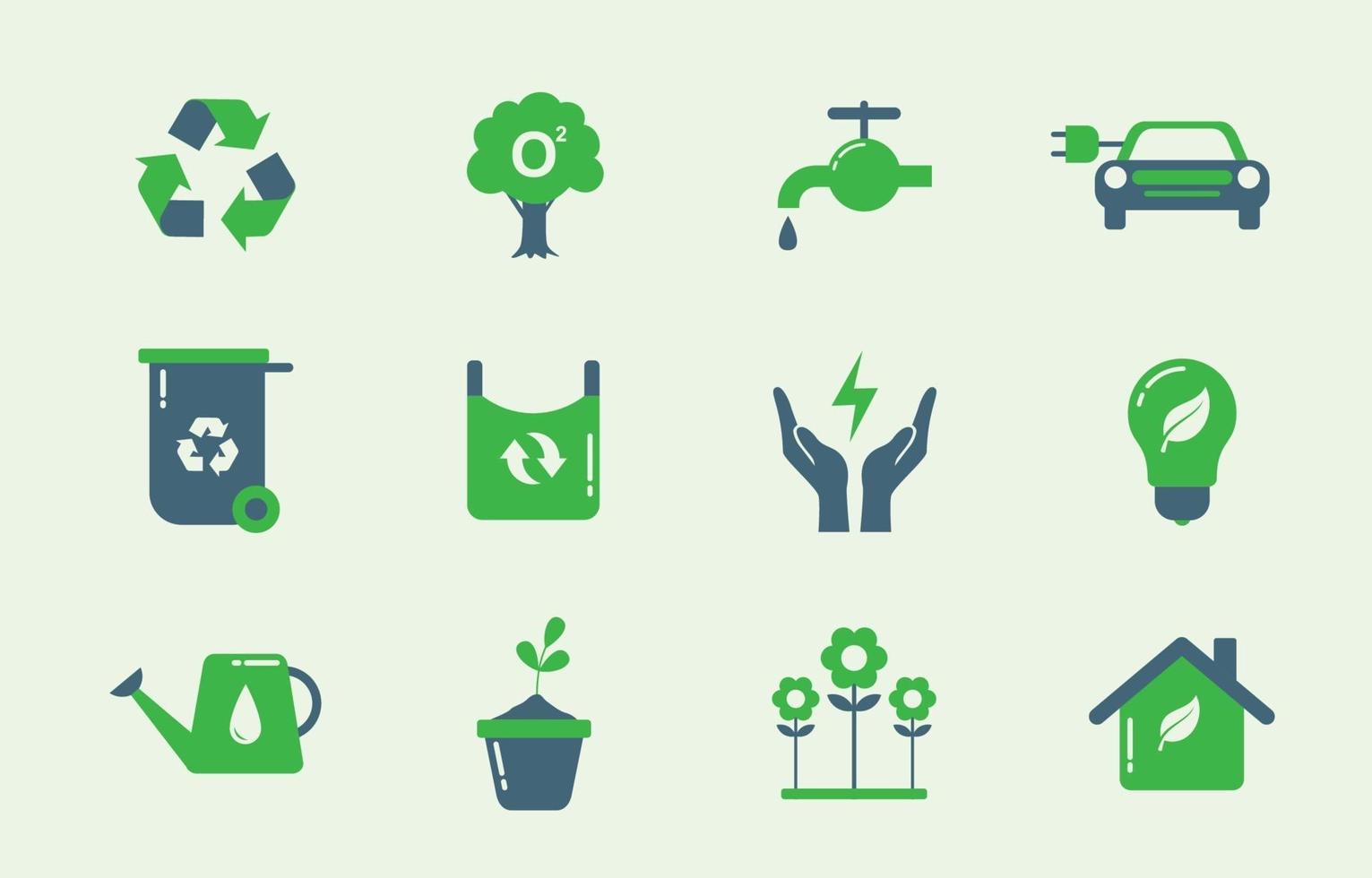 Earth Day Icon Pack vector