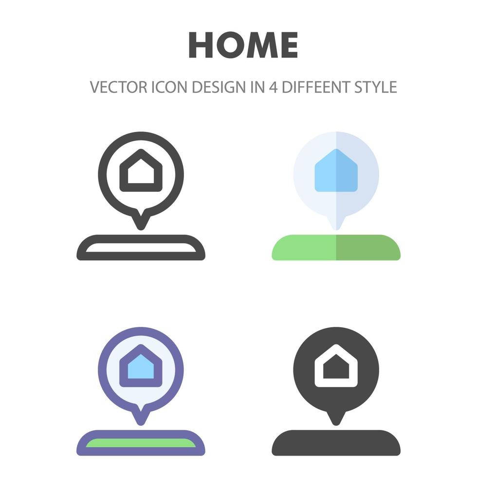 home icon. for your web site design, logo, app, UI. Vector graphics illustration and editable stroke. EPS 10.