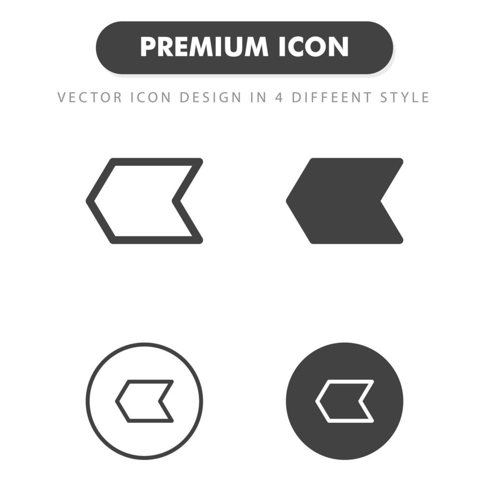 previous icon isolated on white background. for your web site design, logo, app, UI. Vector graphics illustration and editable stroke. EPS 10.