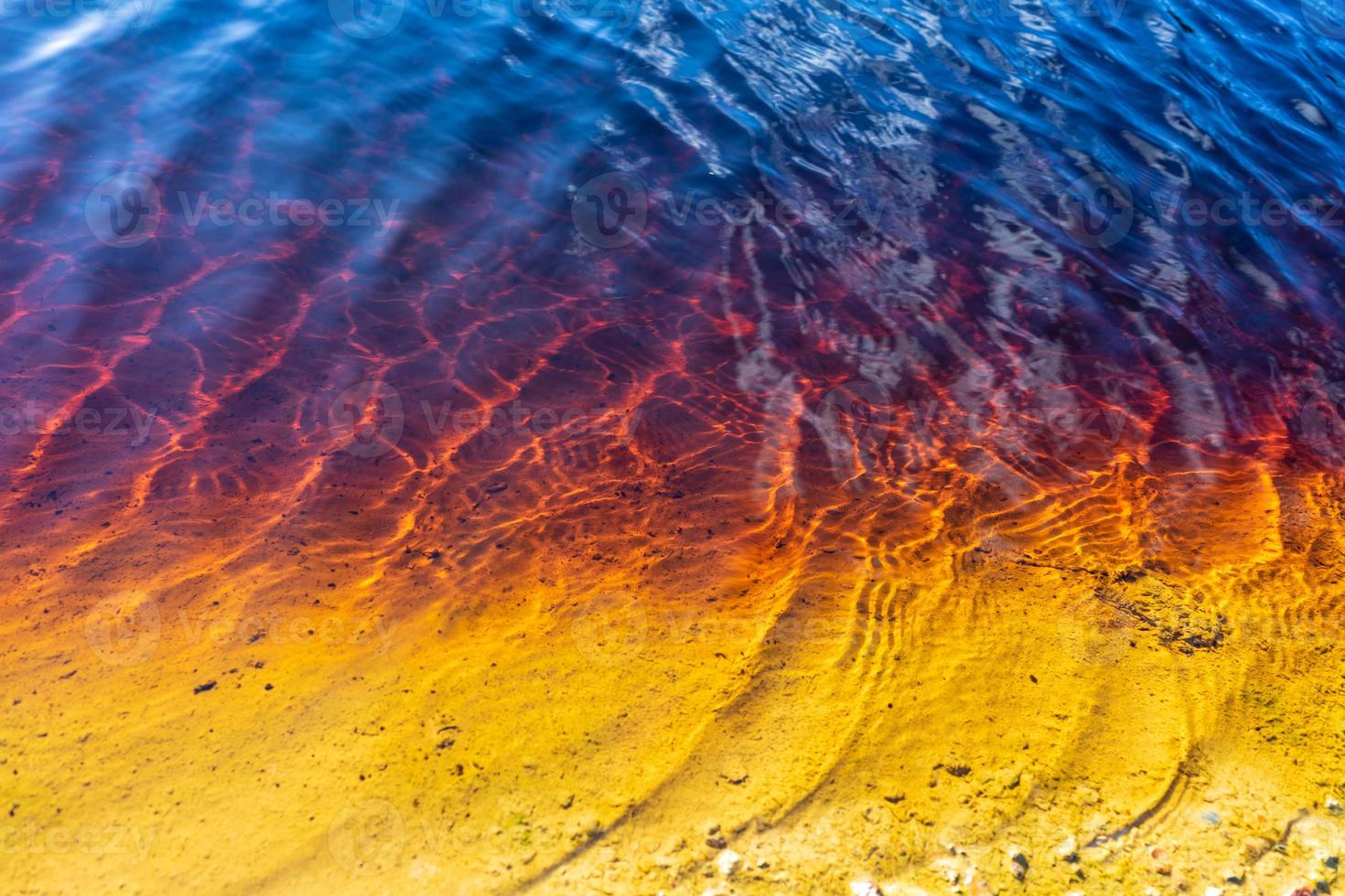 fondo colorido del agua que fluye foto