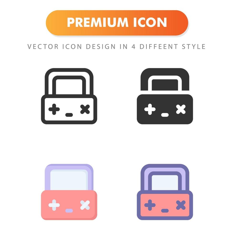 game console icon isolated on white background. for your web site design, logo, app, UI. Vector graphics illustration and editable stroke. EPS 10.