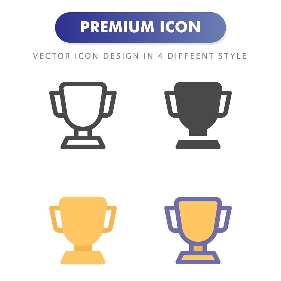 icono de trofeo aislado sobre fondo blanco. para el diseño de su sitio web, logotipo, aplicación, interfaz de usuario. Ilustración de gráficos vectoriales y trazo editable. eps 10. vector