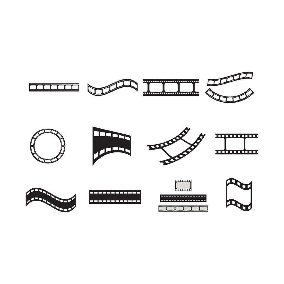 ilustración de diseño de película de película vector