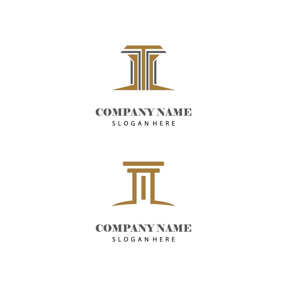 Column Logo Template vector symbol