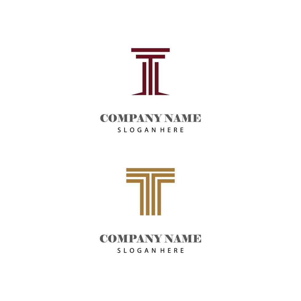 Column Logo Template vector symbol