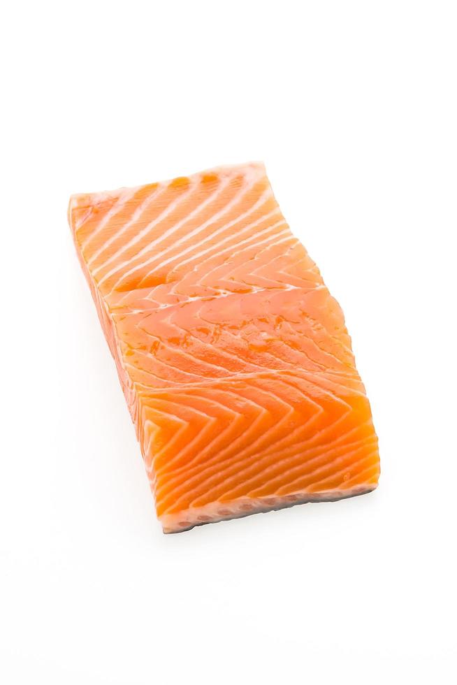 Raw salmon meat photo