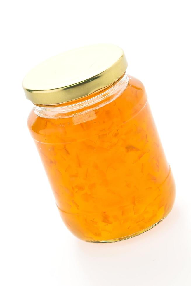 Orange jam jar photo