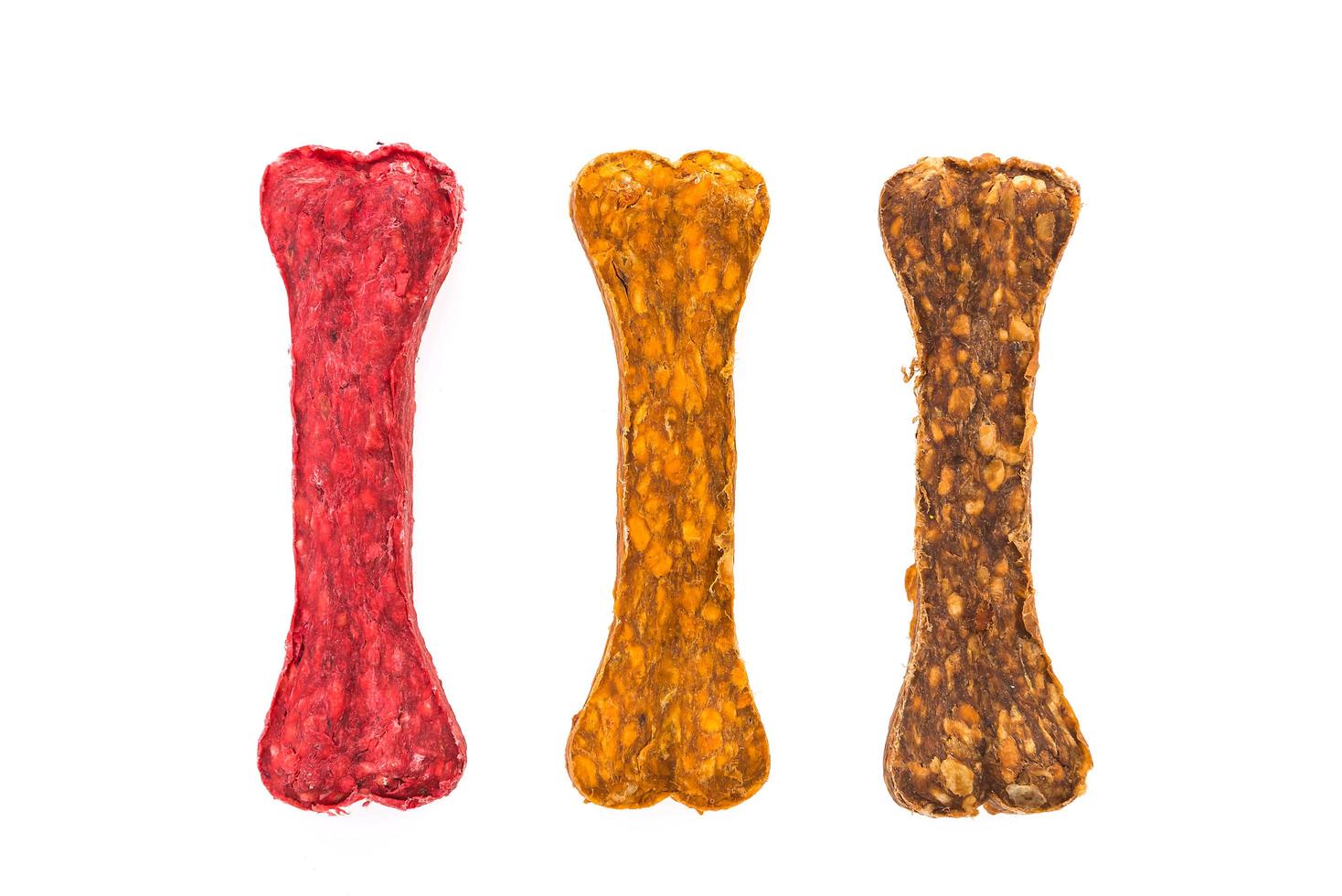 Colorful dog bones food photo