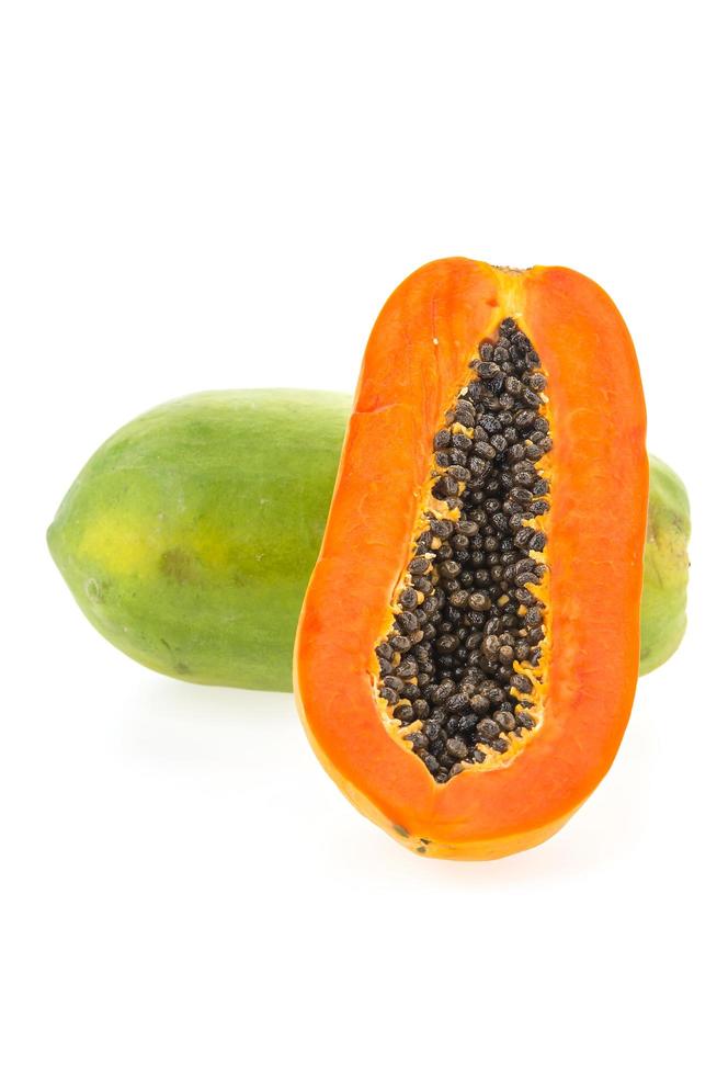 Papaya fruit isolated photo