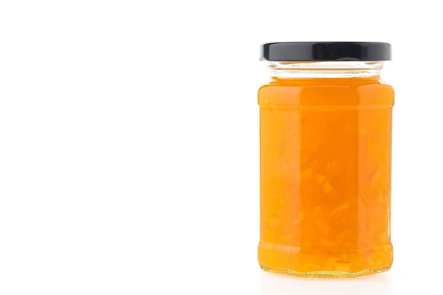 Marmalade jam isolated photo