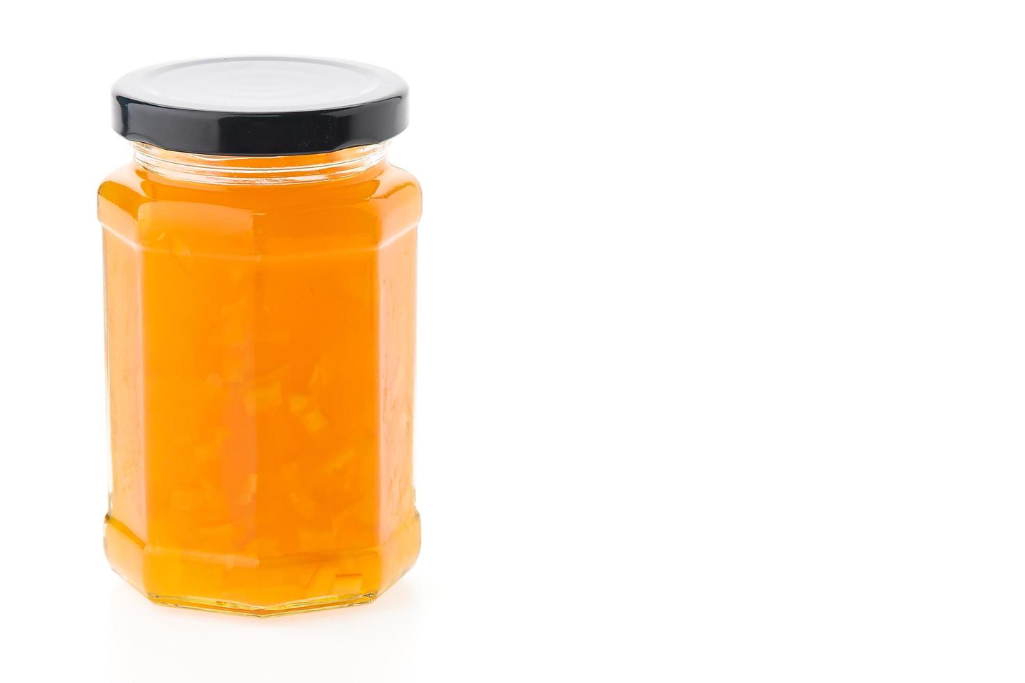 Marmalade jam isolated photo