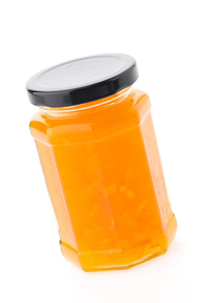 Marmalade jam isolated photo