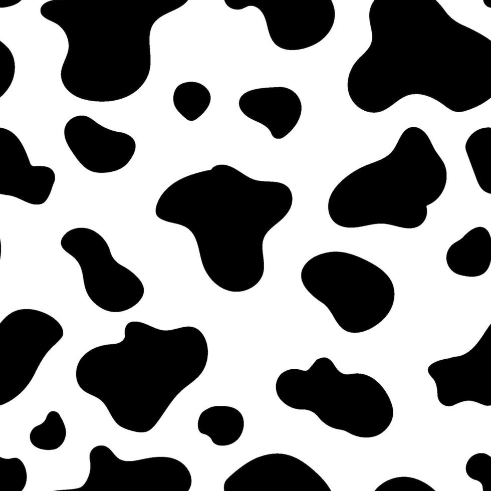Cow texture pattern vector
