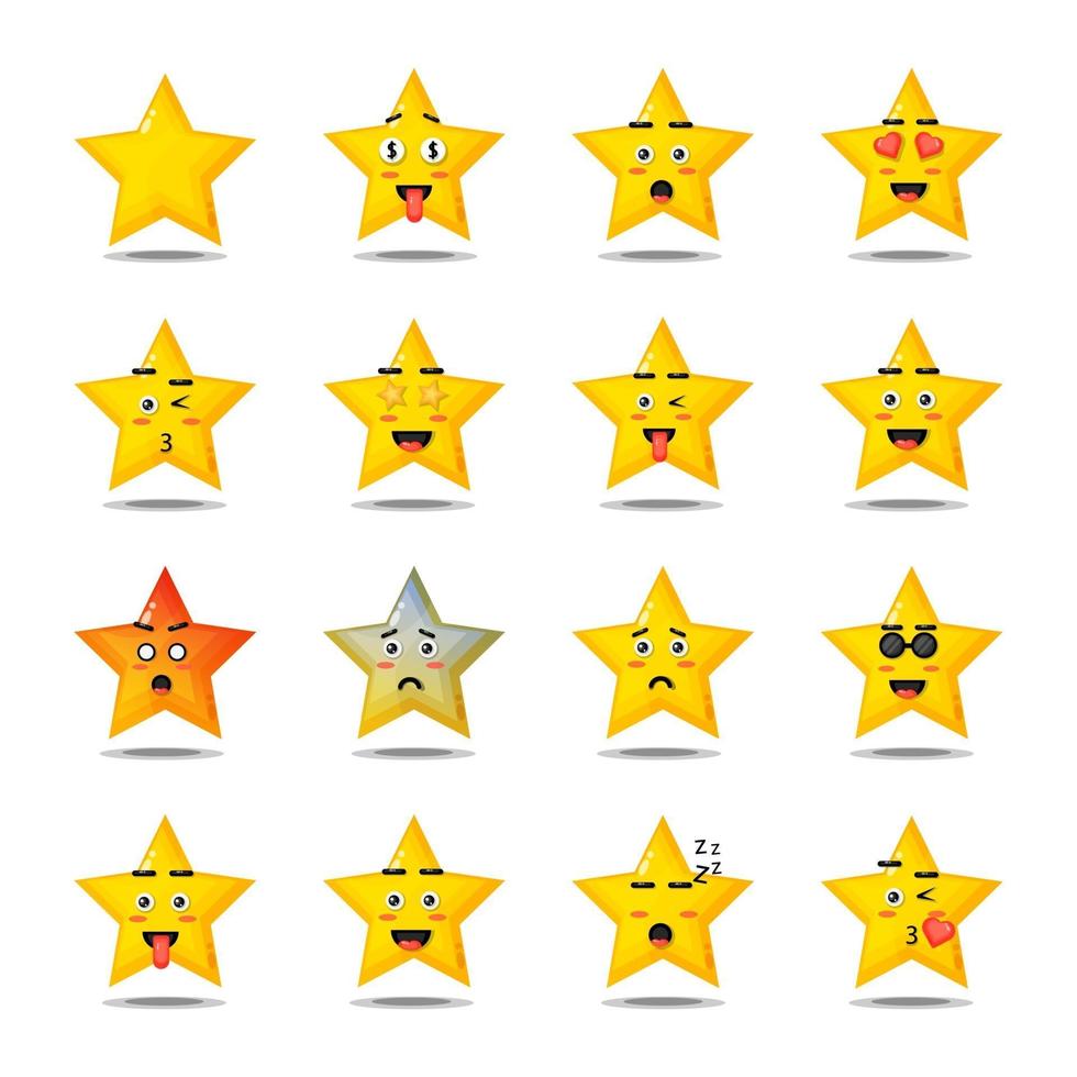 Set of Star with expression vector