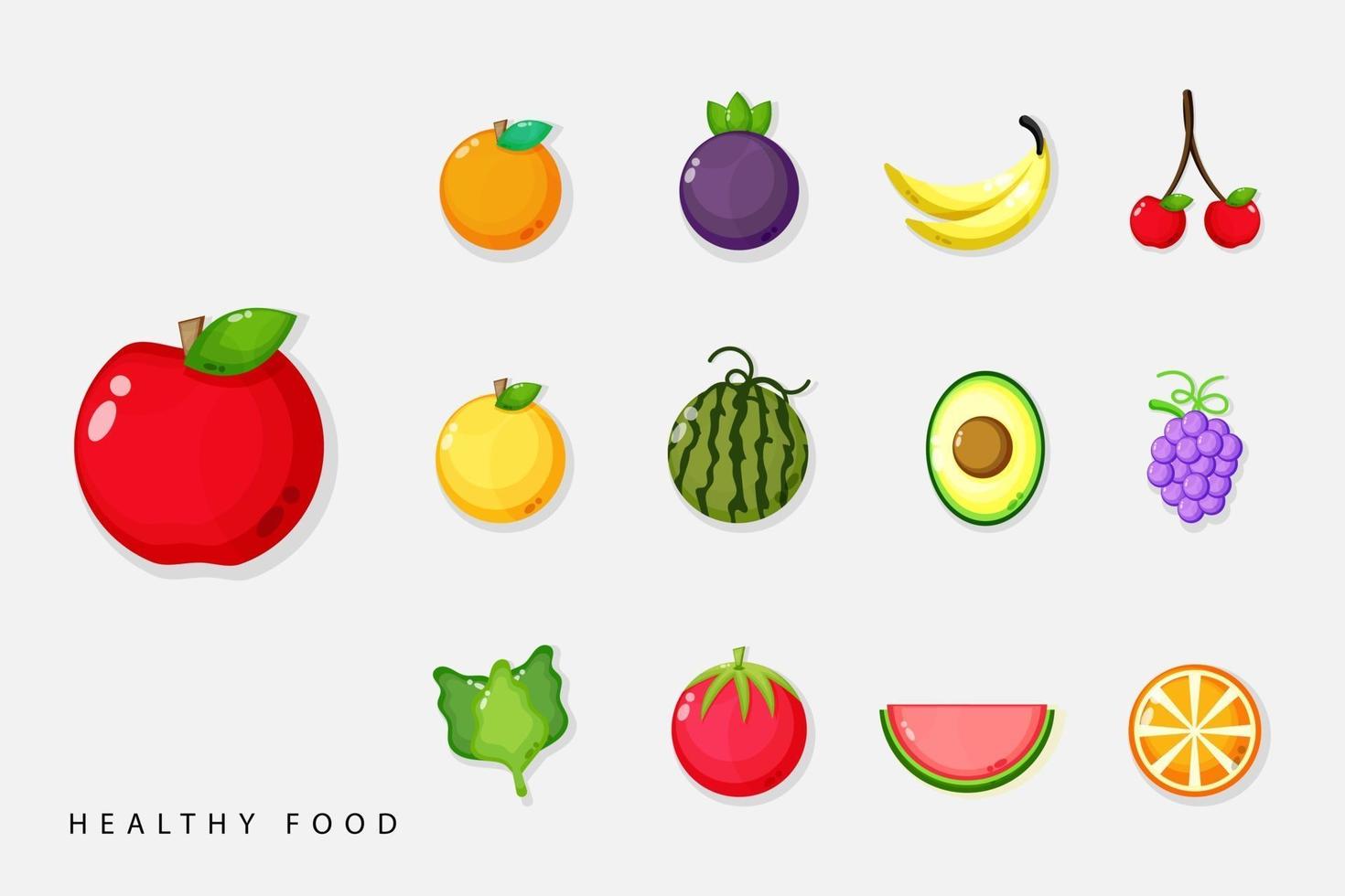 Healthy Food Vector Design