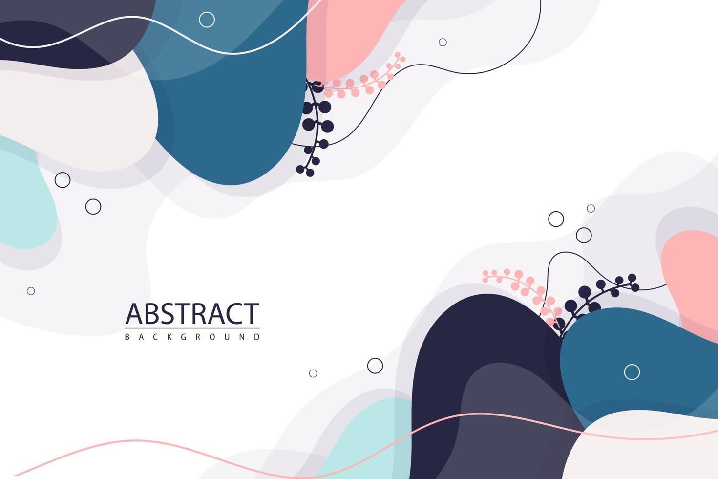 Abstract colorful background shapes design vector