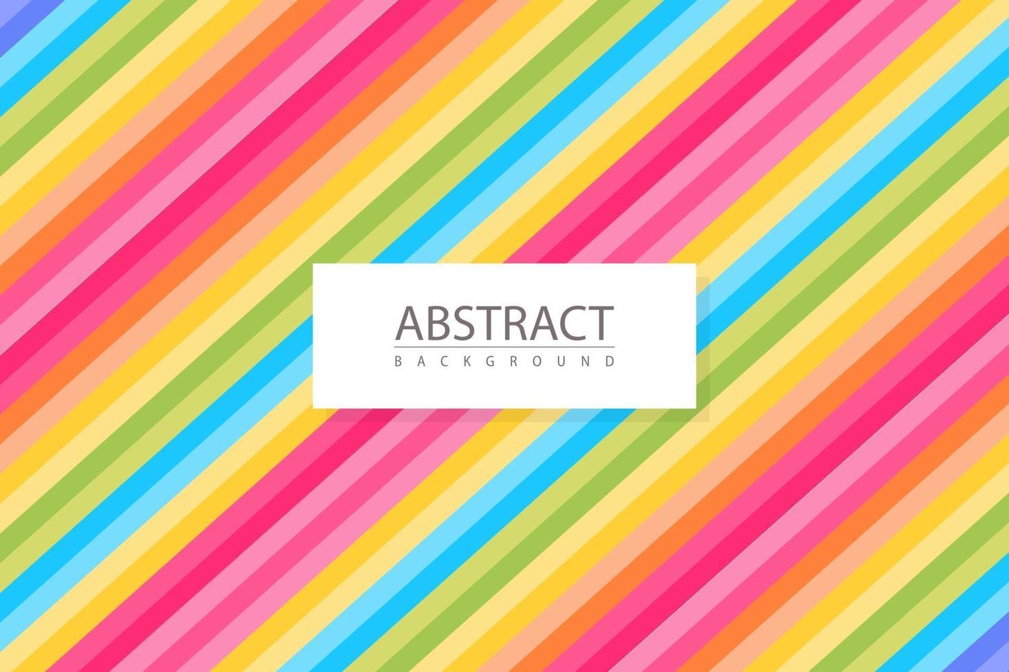 Abstract colorful background with slanted lines vector