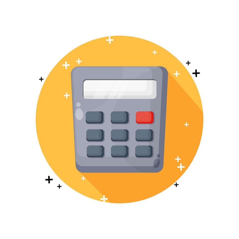 diseño de icono de calculadora vector