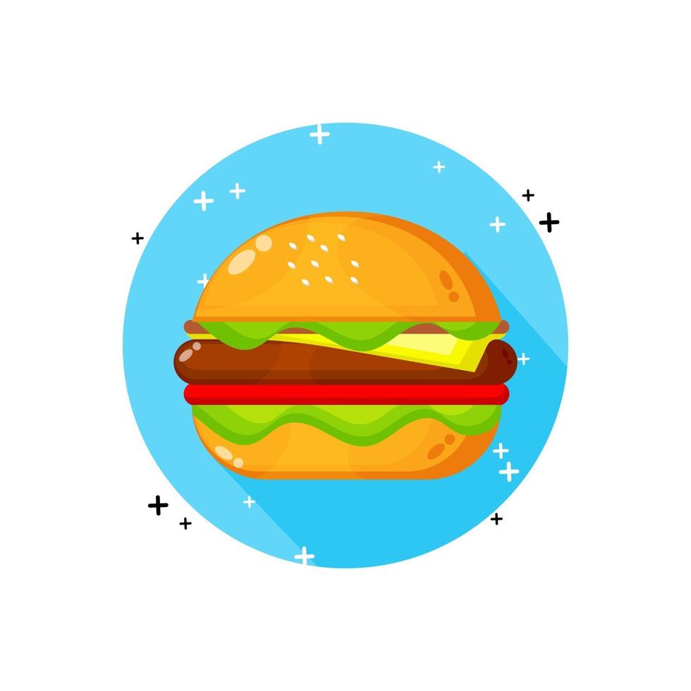 Burger icon vector design