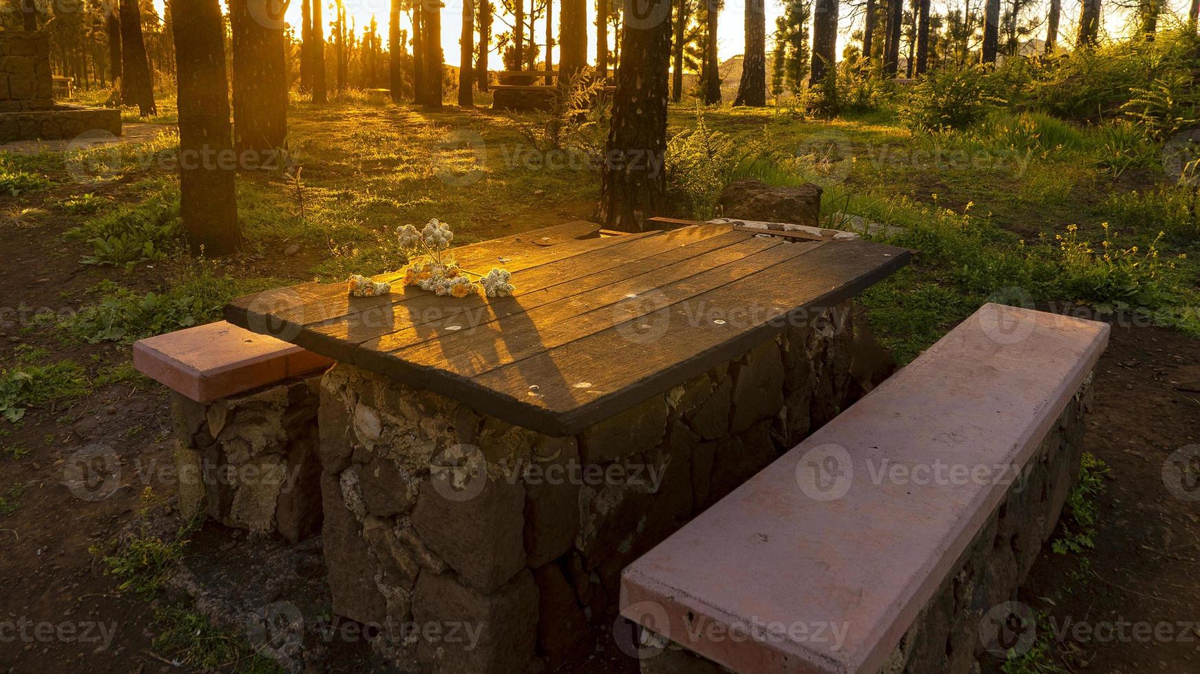 atardecer en gran canaria foto