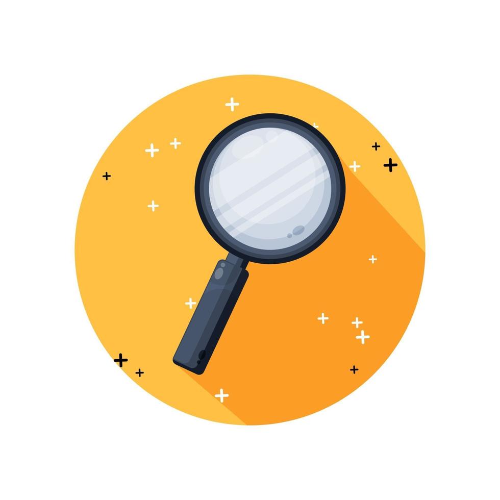 Magnifying glass icon design vector