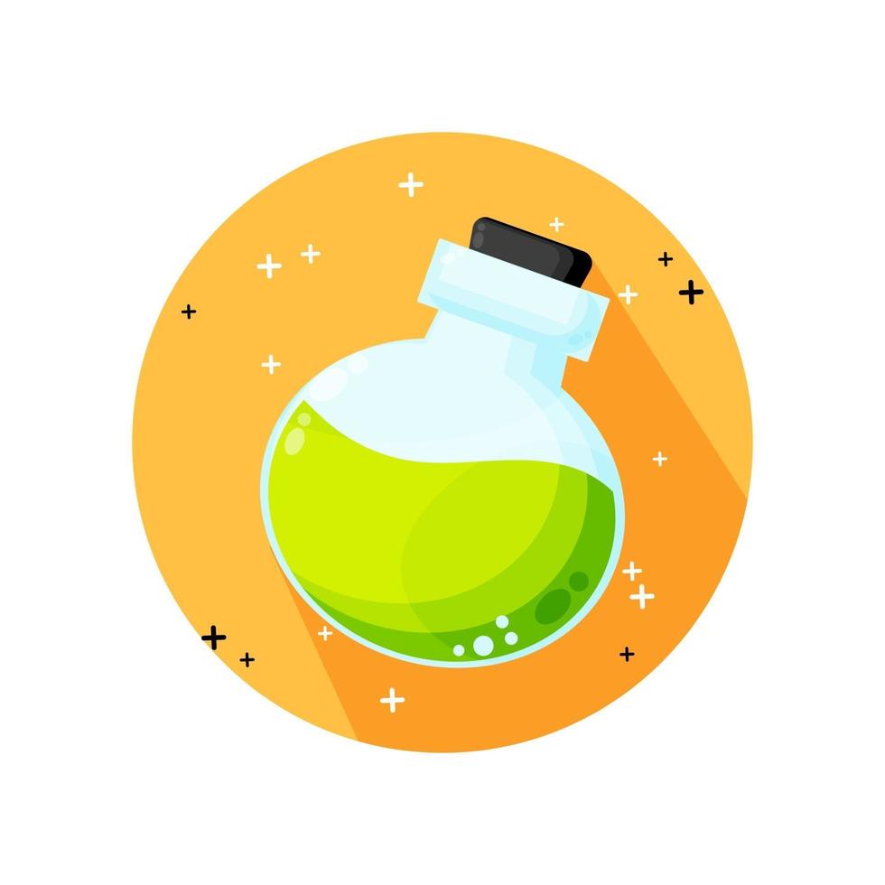 Potion bottle icon design vector