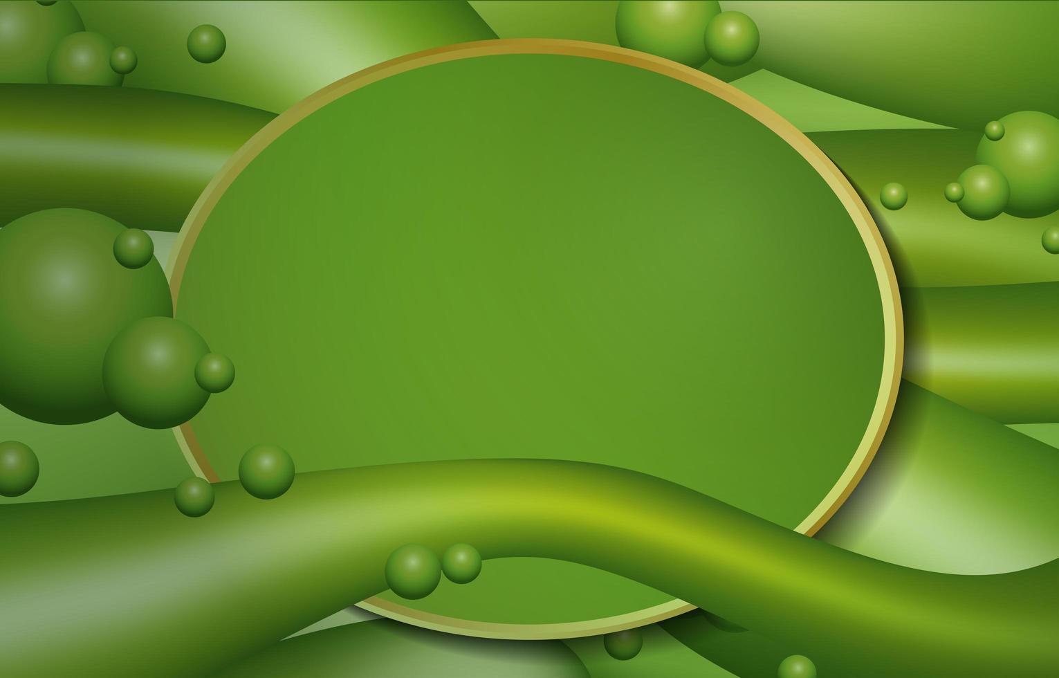 Modern Green Liquid Background vector