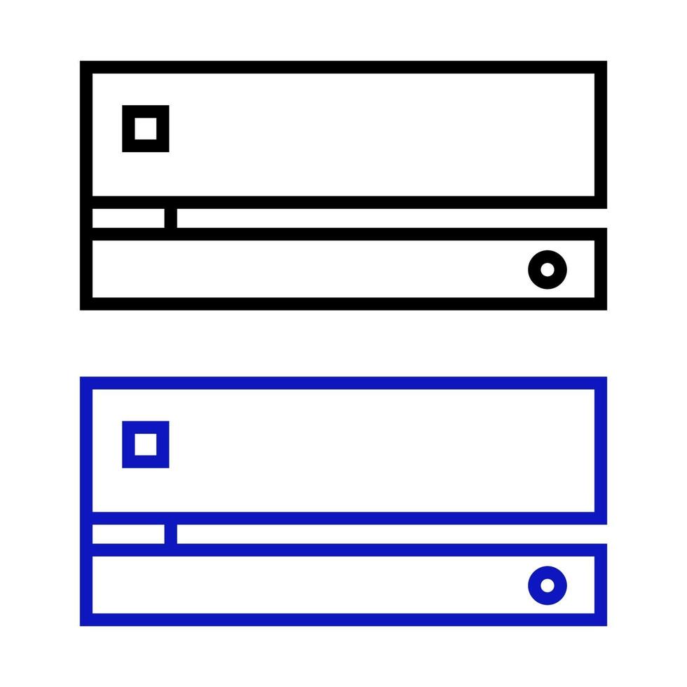 Set Of Staplers On White Background vector