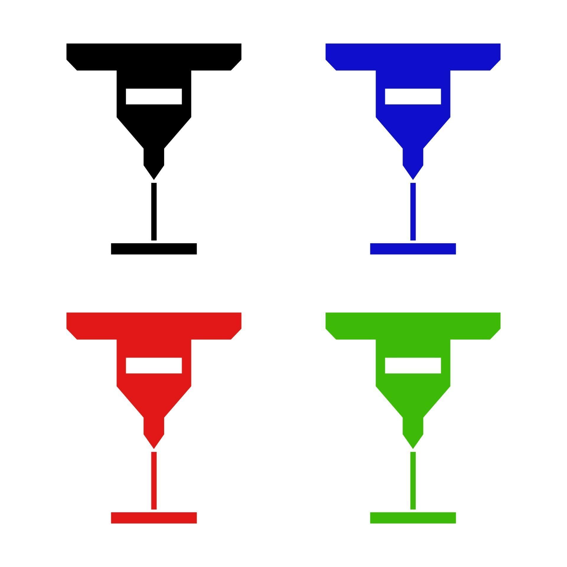 Set Of Laser Cutter On White Background 2148449 Vector Art at Vecteezy