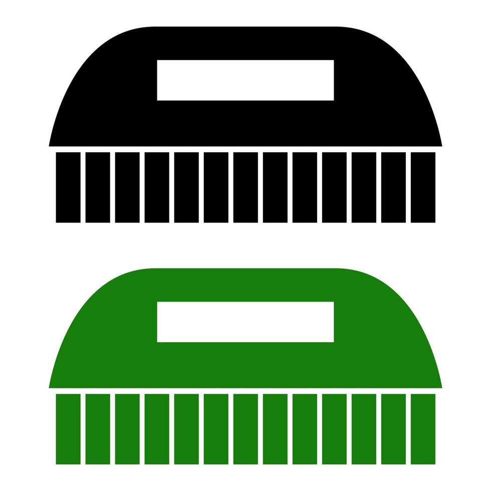Comb Set On White Background vector
