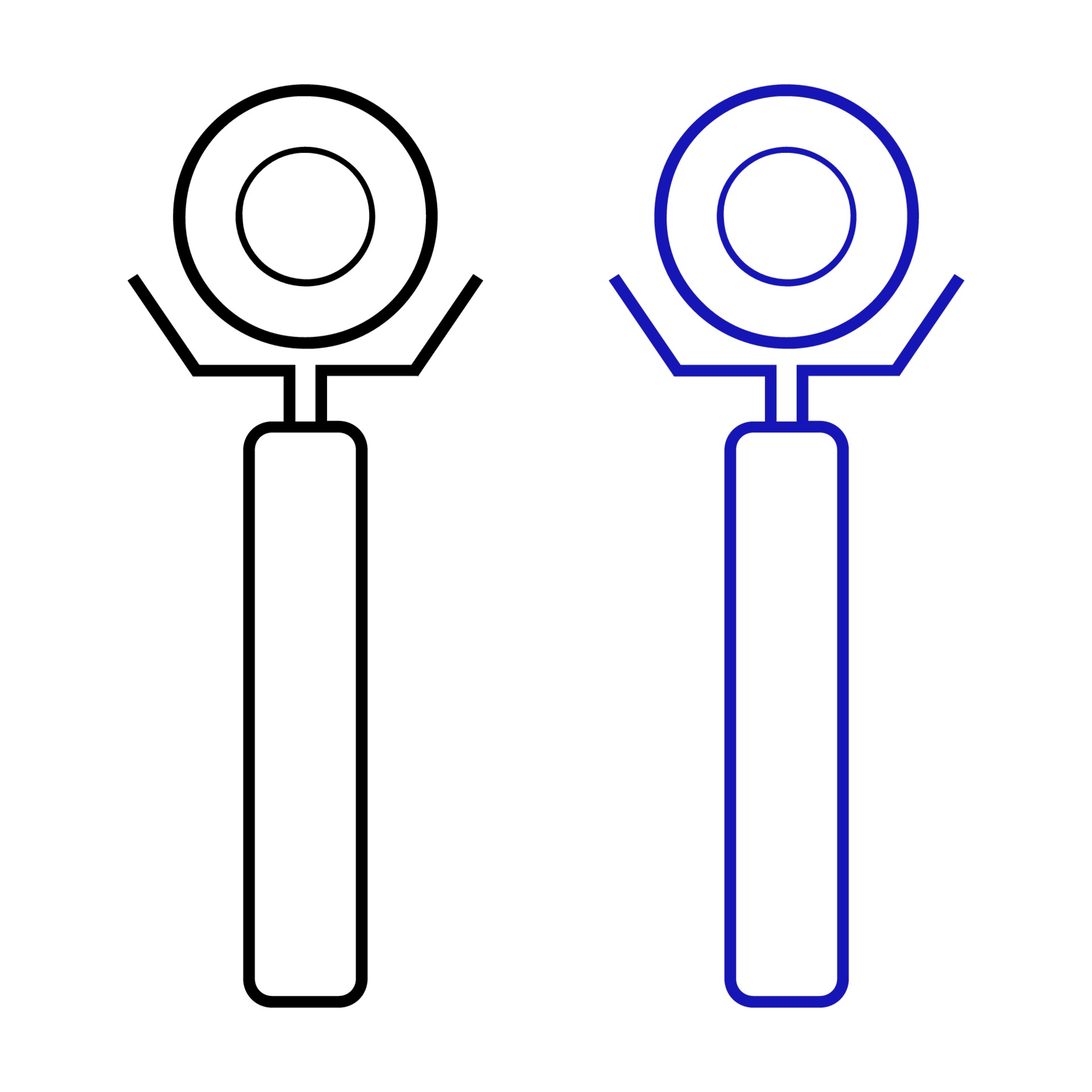 Set Of Pizza Cutter On White Background 2148894 Vector Art at Vecteezy