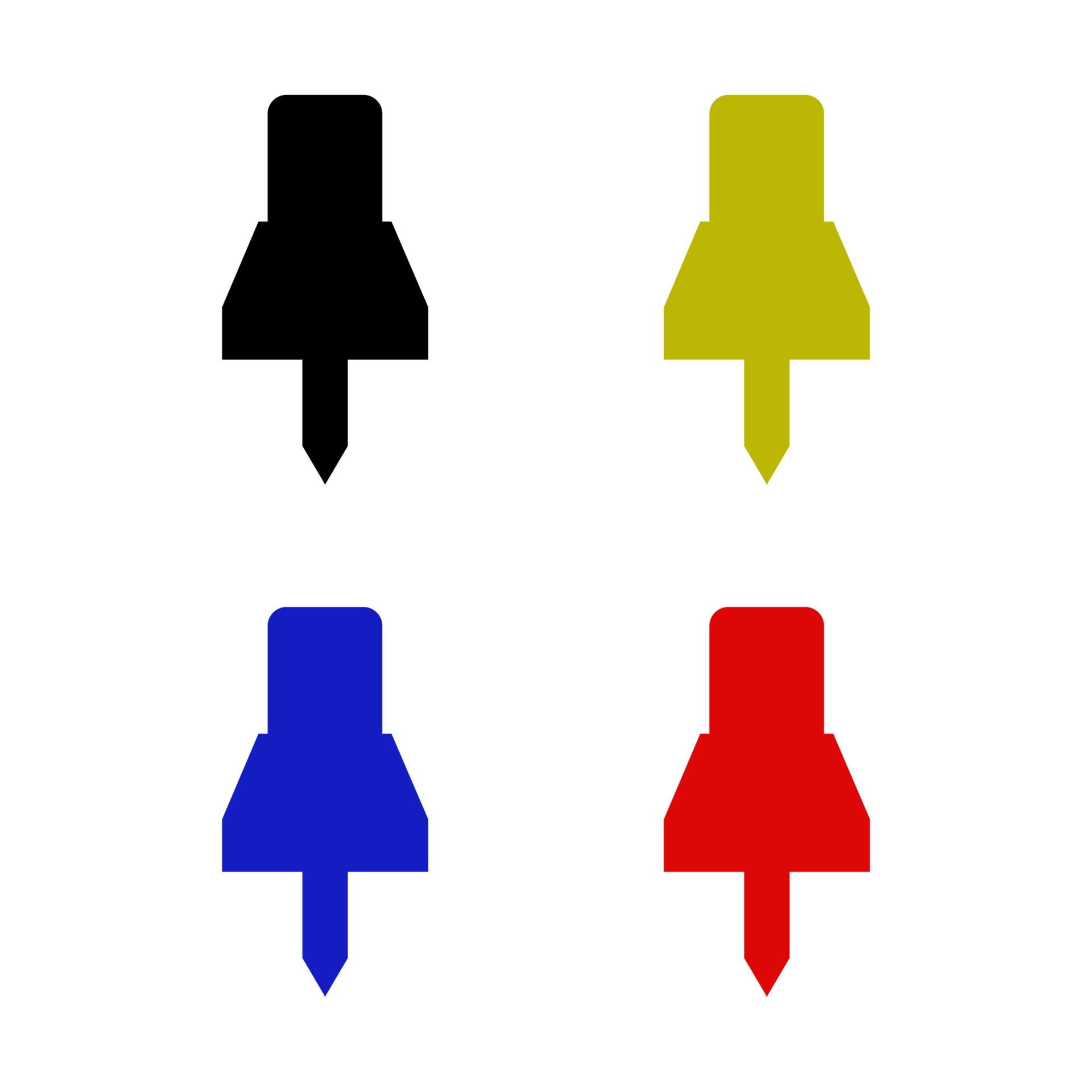 Set Of Drawing Push Pin On White Background 2148915 Vector Art At Vecteezy Set Of Drawing Push Pin On White Background 2148915 Vector Art At Vecteezy