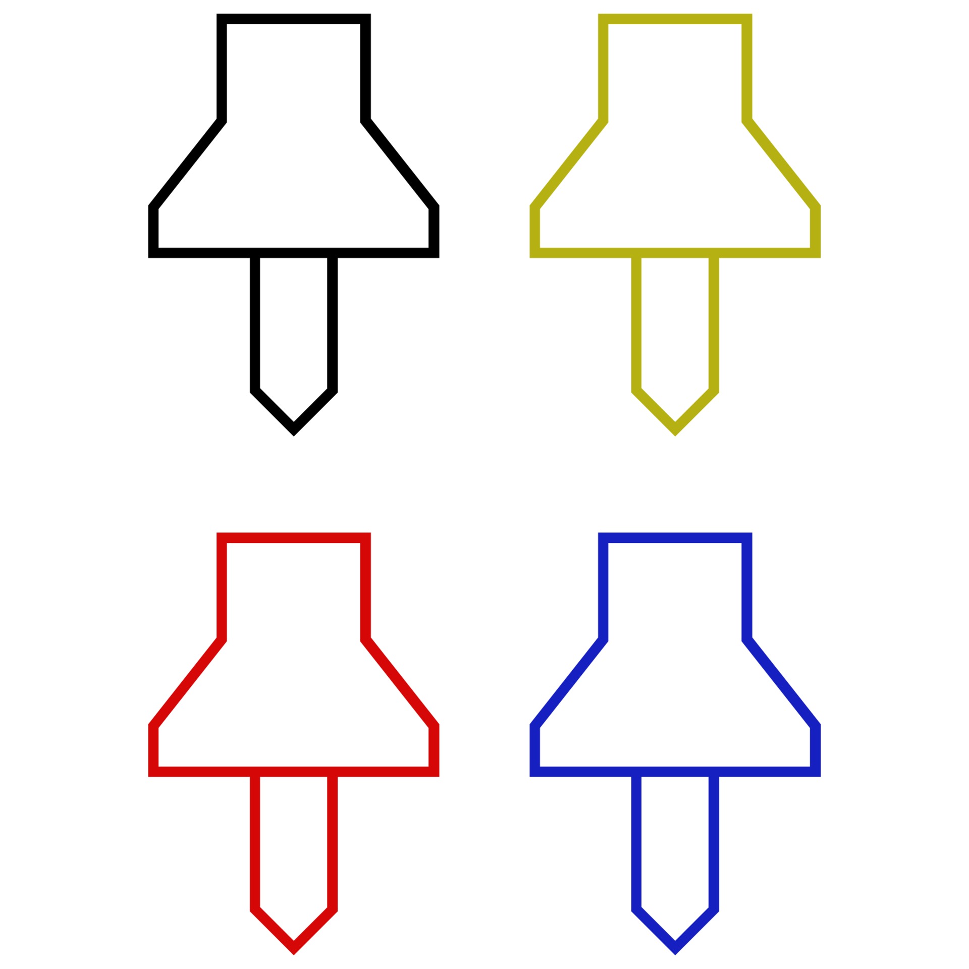 Set Of Drawing Push Pin On White Background 2148922 Vector Art At Vecteezy Set Of Drawing Push Pin On White Background 2148922 Vector Art At Vecteezy