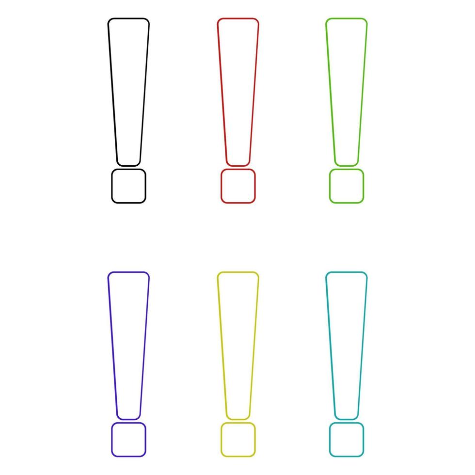 Set Of Exclamation Mark On White Background 2149869 Vector Art at Vecteezy set-of-exclamation-mark-on-white-background-2149869-vector-art-at-vecteezy