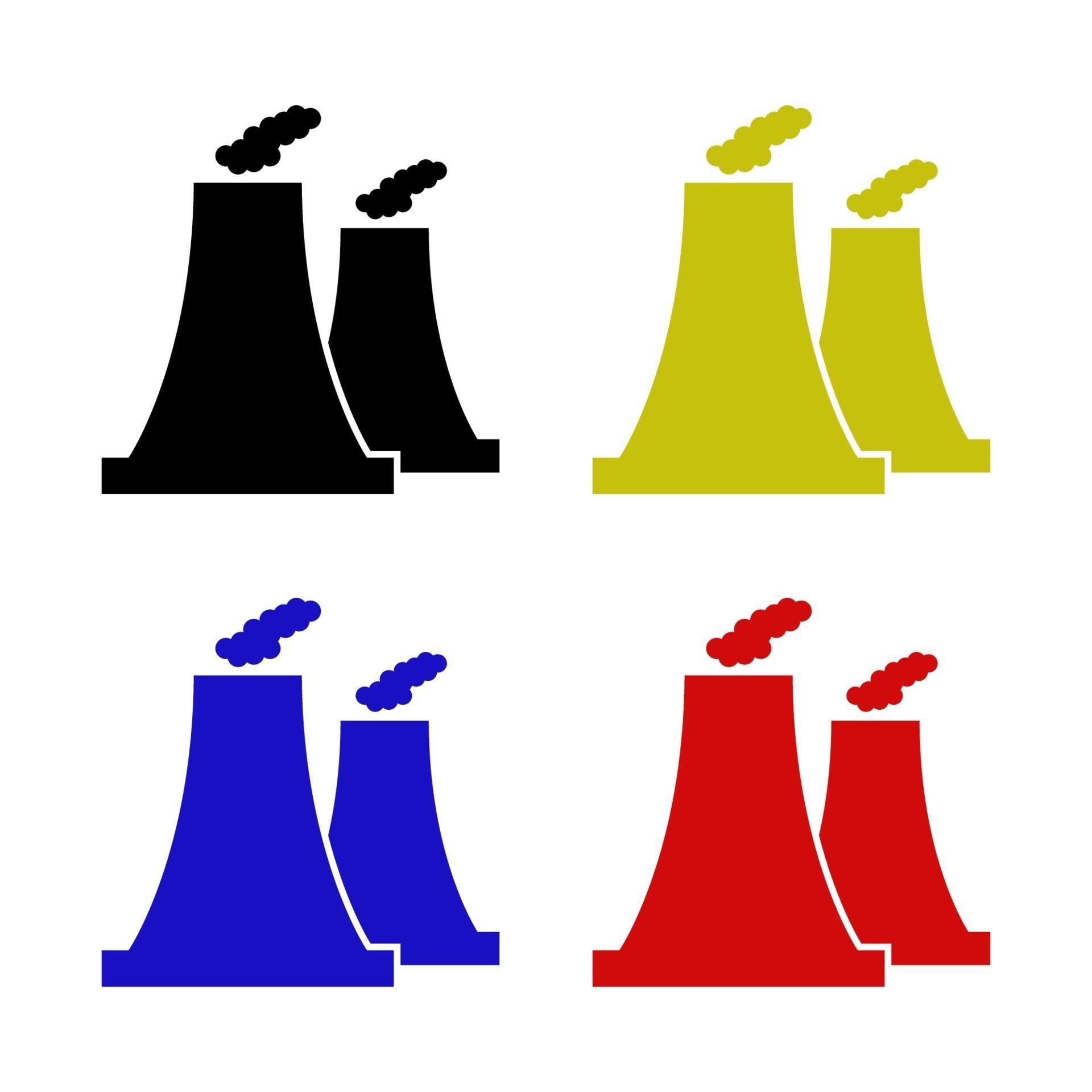 Industry Set On White Background 2150047 Vector Art at Vecteezy