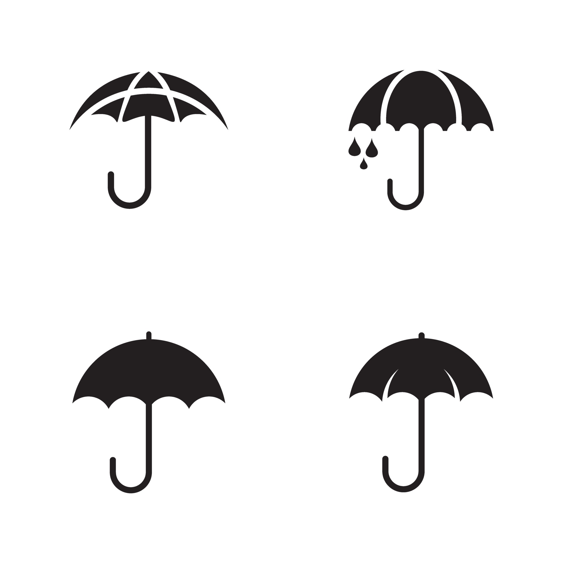 Umbrella Logo Vector Art, Icons, and Graphics for Free Download