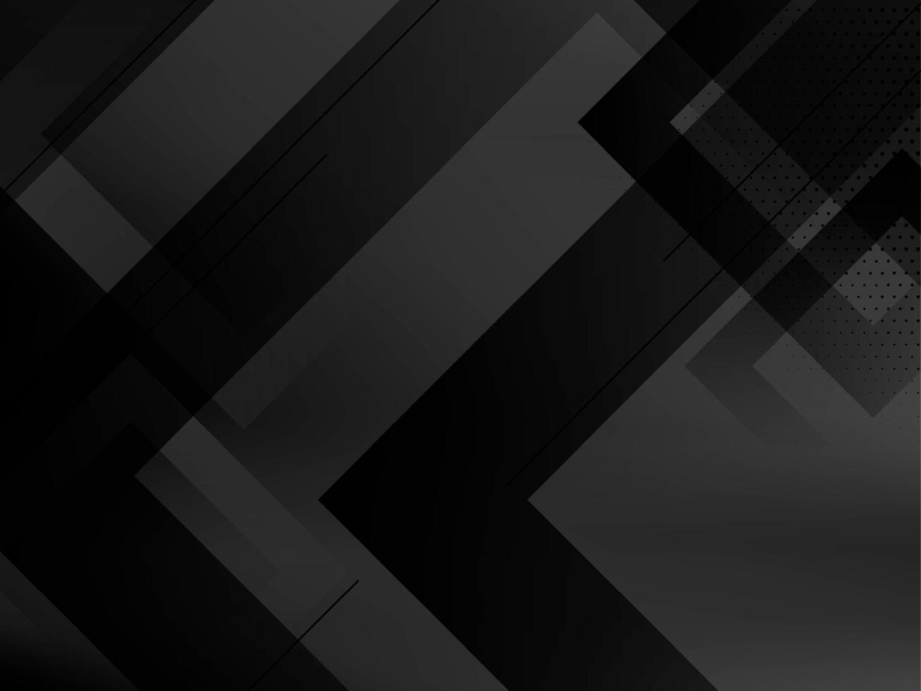 patrón de diseño elegante de fondo abstracto negro geométrico oscuro vector