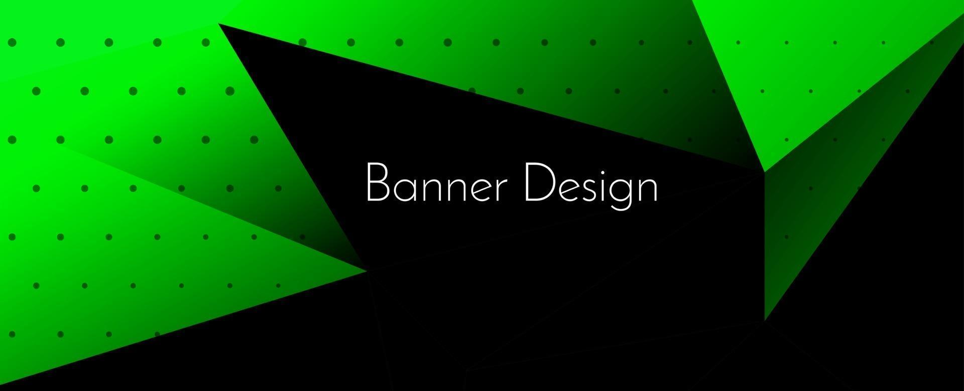 Fondo de patrón de banner elegante geométrico abstracto con estilo moderno vector