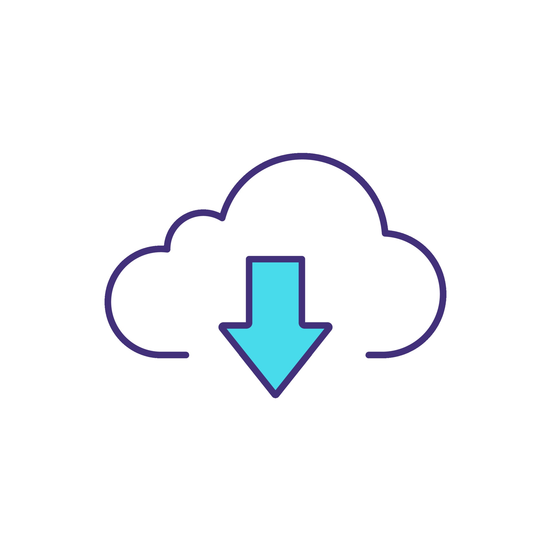 Cloud storage RGB color icon 2151890 Vector Art at Vecteezy