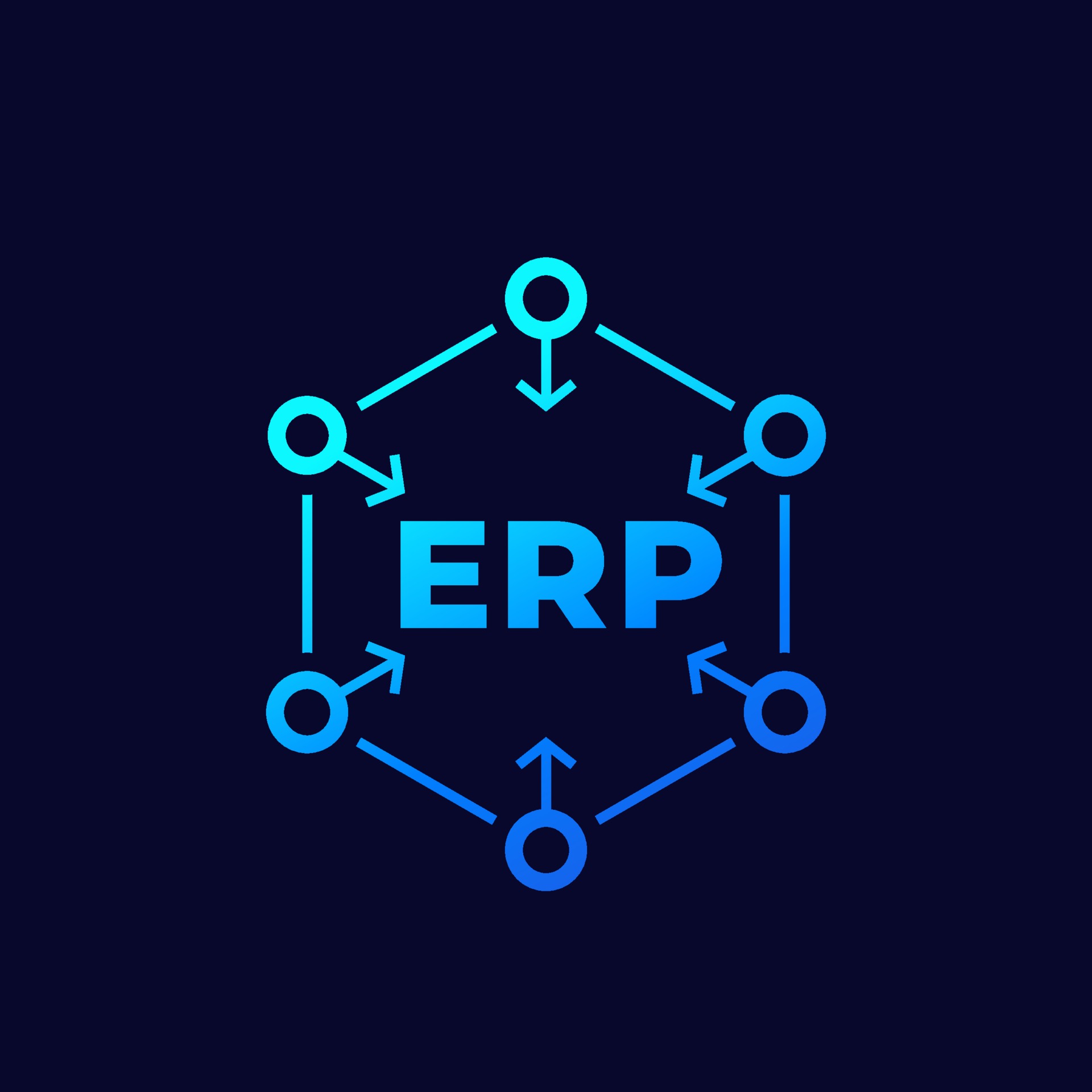 erp software icon for web 2152168 Vector Art at Vecteezy