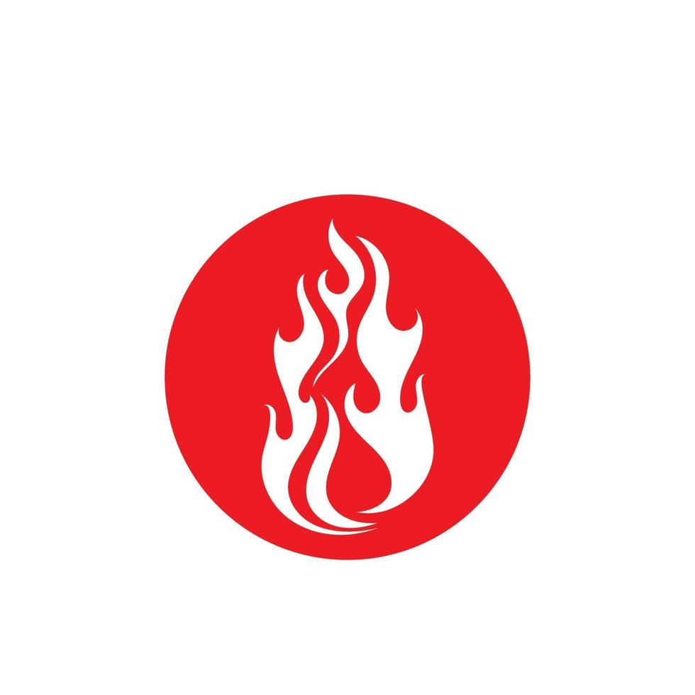 Fire flame vector illustration design template image
